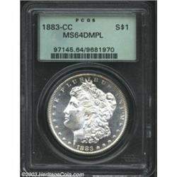 1883-CC $1 MS64 Deep Mirror Prooflike PCGS....
