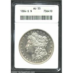 1884-S $1 AU55 ANACS....