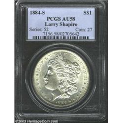1884-S $1 AU58 PCGS....