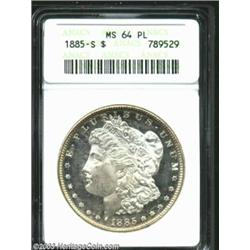 1885-S $1 MS64 Prooflike ANACS....