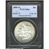 Image 1 : 1890-CC $1 MS64 PCGS. The strike is good with nice luster and minor abrasions, most noticeably on...