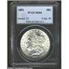Image 1 : 1891 $1 MS64 PCGS. A well struck near-Gem with gleaming, highly lustrous surfaces which have a so...