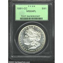 1891-CC $1 MS64 Prooflike PCGS....