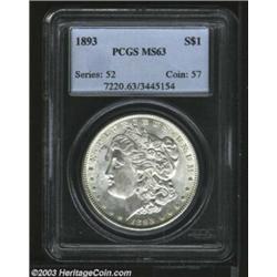 1893 $1 MS63 PCGS....