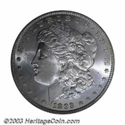 1893 $1 MS65 PCGS. The limited original mintage (378,000 business strikes) of this issue guarante...