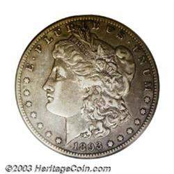 1893-S $1 XF45 PCGS. With an exception made for the unverified 1895, the 1893-S is the rarest iss...