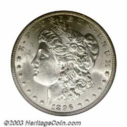1896-O $1 MS62 PCGS. Even though 4.9 million pieces were struck of the 1896-O Dollar, it is a maj...