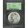 Image 1 : 1903 $1 MS66 PCGS. A well struck Gem that is brilliant except for a blush of olive color above th...