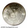 Image 2 : 1903-S $1 MS65 PCGS. A well known Morgan Dollar rarity from the early 20th century, the 1903-S is...