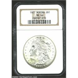 1921 $1 MS66 NGC....