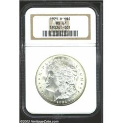 1921-D $1 MS67 NGC....