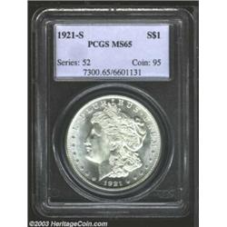 1921-S $1 MS65 PCGS....