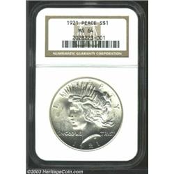 1921 $1 MS64 NGC....