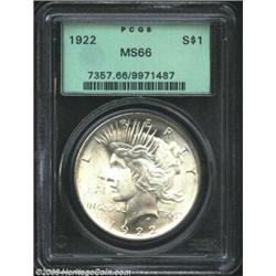 1922 $1 MS66 PCGS....