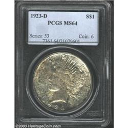1923-D $1 MS64 PCGS....