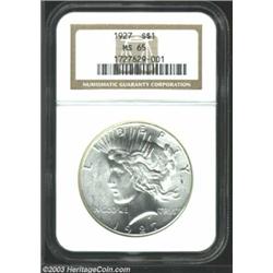 1927 $1 MS65 NGC....