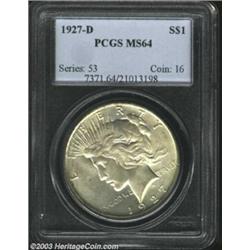 1927-D $1 MS64 PCGS....