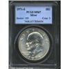 Image 1 : 1971-S $1 Silver MS67 PCGS. Fully struck and expertly preserved, the fields are satiny-smooth and...