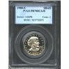 Image 1 : 1980-S SBA$ PR70 Deep Cameo PCGS. A marvelous Superb Gem proof, flawlessly made and perfectly pre...