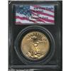 Image 1 : 1998 G$50 One-Ounce Gold Eagle MS69 PCGS. WTC Ground Zero Recovery....