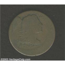 1795 1C Cent--Struck 20% Off Center--Good 6 Uncertified....