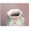 Image 8 : A CHINESE HEXAGONAL PORCELAIN LANTTERN VASE