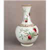 Image 1 : A CHINESE FAMILLE ROSE PORCELAIN VASE OF NINE-PEACHES
