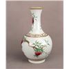 Image 4 : A CHINESE FAMILLE ROSE PORCELAIN VASE OF NINE-PEACHES