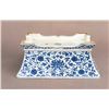 Image 6 : A BLUE AND WHITE RECTANGULAR PORCELAIN FLOWER POT