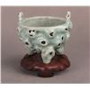 Image 1 : A CHINESE CRACKLE-GLAZED PORCELAIN CENSER
