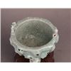 Image 4 : A CHINESE CRACKLE-GLAZED PORCELAIN CENSER