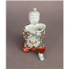 Image 1 : A CHINESE WUCAI PORCELAIN TONG ZI STATUE