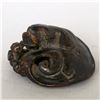 Image 1 : A BRONZE PAPERWEIGHT IN THE FORM OF AUSPICIOUS BEAST