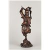 Image 1 : A CHINESE BOX WOOD FIGURAL STATUE