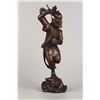 Image 3 : A CHINESE BOX WOOD FIGURAL STATUE