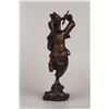Image 5 : A CHINESE BOX WOOD FIGURAL STATUE