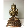Image 1 : A GILT BUDDHA STATUE