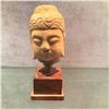 Image 3 : A STONE BUDDHA HEAD SCULPTURE