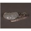 Image 4 : AN ICY TRANSLUCENT JADEITE JADE PENDANT