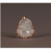 Image 1 : AN ICY TRANSLUCENT JADEITE JADE BUDDHA