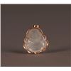 Image 2 : AN ICY TRANSLUCENT JADEITE JADE BUDDHA