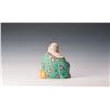 Image 2 : A CHINESE FAMILLIE ROSE PORCELAIN SMILING BUDDHA