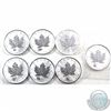 Image 1 : Estate Lot 7x 2016 $5 Privy Mark 1oz .9999 Fine Silver Maple Leaf Coins (Tax Exempt) All Different! 