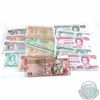 Image 1 : Group Lot of 14 Different Banknotes from the Bahamas. The notes range in date from 1965 to 2007.