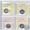 Image 2 : Lot of 4x 1973-1979 Canada 5-cent ICCS Certified Coins. You will receive the 1973 5c PL-66, 1974 5c 