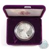 Image 1 : 1992-S American Eagle 1oz Fine Silver Proof Coin with Display Box and Certificate of Authenticity