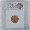 Image 2 : 1957 Canada 1-cent PNG Certified MS-67; Red