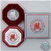 Image 1 : 2005 Singapore $2 .9999 Fine Silver Proof Year of the Rooster Coin. The weight of this item is 20 gr
