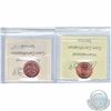 Image 2 : 1981 and 1983 Canada Certified 1-cent Coins. You will receive the 1981 1c ICCS Certified MS-67 NBU a