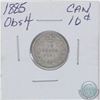 1885 Obverse 4 Canada 10-cent